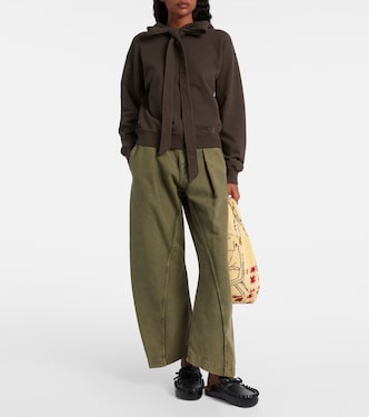 Cotton jersey hoodie | JW Anderson