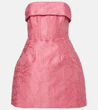 Vestido corto Petra de satén | Rebecca Vallance