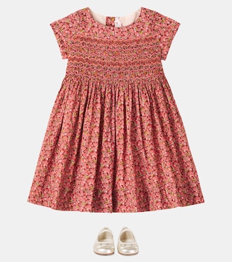 Duchesse floral smocked dress | Bonpoint