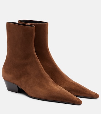 Ankle Boots Jill 30 aus Veloursleder | Saint Laurent