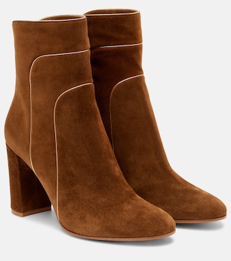 Juliette 85 스웨이드 앵클 부츠 | Gianvito Rossi
