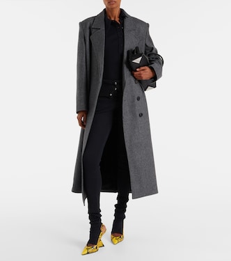 High-rise cotton jersey stirrup leggings | The Attico