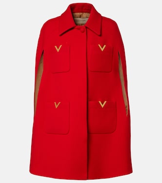 VLogo wool cape | Valentino