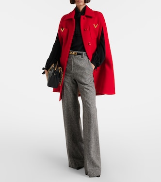 VLogo wool cape | Valentino