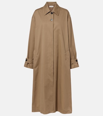 Lolana cotton gabardine coat | The Row