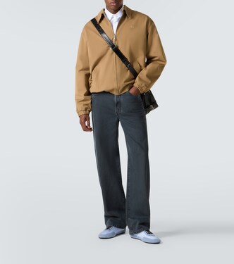 Logo cotton jacket | Prada