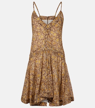 Danielle floral cotton voile minidress | Marant Etoile