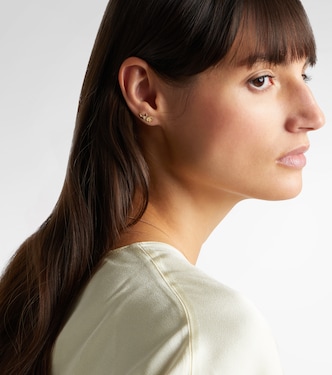 Scallop Shell 14kt gold earrings | Stone and Strand