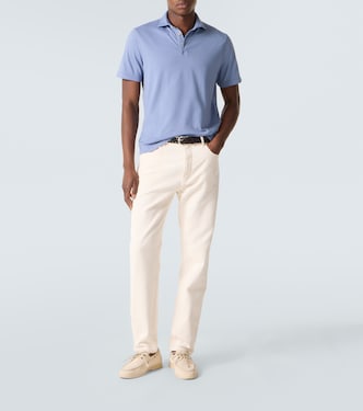 Zero cotton jersey polo shirt | Fedeli