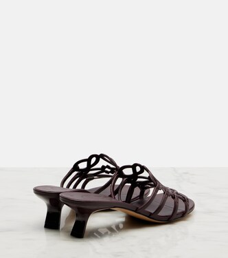 Petal Anagram 45 leather mules | Loewe