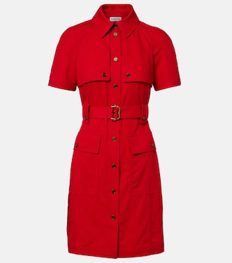 Belted wool shirt dress | Burberry