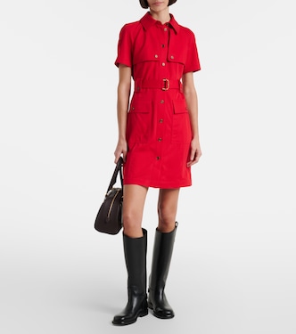Belted wool shirt dress | Burberry