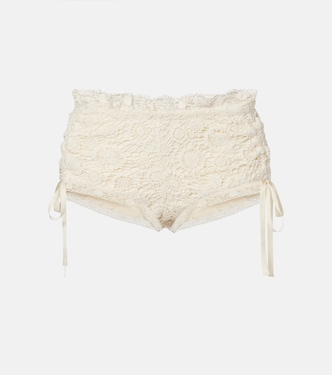 Yeliz crochet cotton micro shorts | Isabel Marant