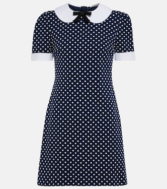 Minikleid mit Polka-Dots | Miu Miu