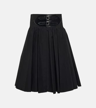 Belted cotton skirt | Alaïa