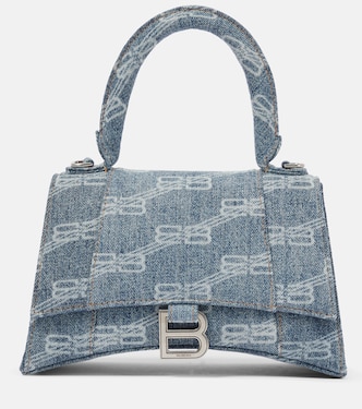 Hourglass牛仔斜挎包 | Balenciaga
