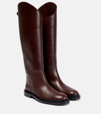 Leather riding boots | Jil Sander