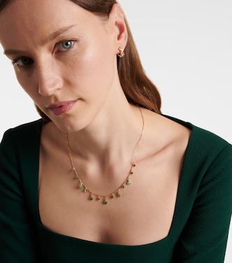 Collier en or jaune 18 ct avec diamants | Suzanne Kalan