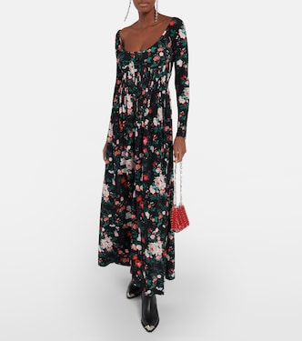 Floral corset maxi dress | Rabanne