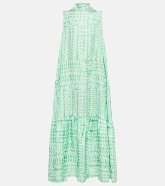 Oslo silk twill maxi dress | Asceno