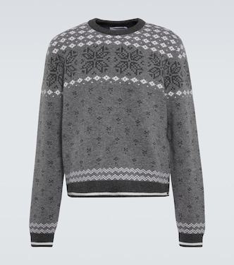 Pull en jacquard de laine | Thom Browne