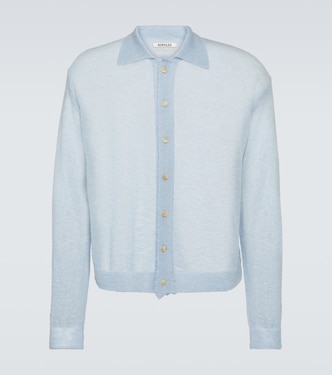 Cardigan in misto mohair | Auralee