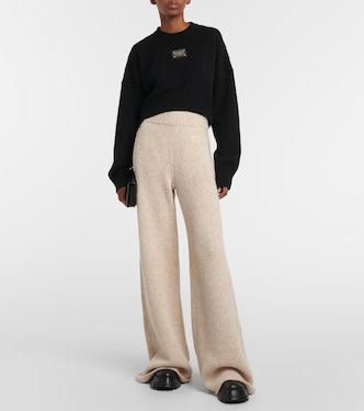 Wool-blend wide-leg pants | Dolce&Gabbana
