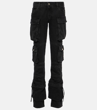 Low-Rise Straight Cargo-Jeans | The Attico
