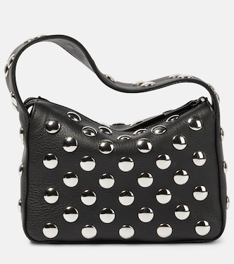 Elena studded leather shoulder bag | Khaite