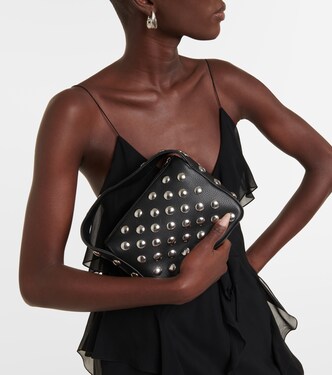 Elena studded leather shoulder bag | Khaite