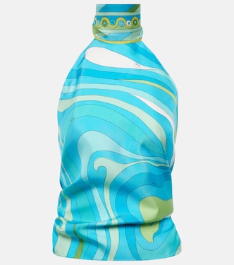 Top Vivara aus Seidensatin | Pucci