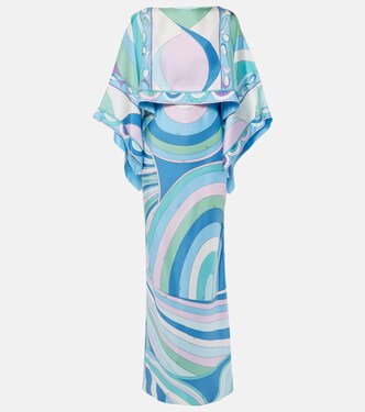 Set Iride aus Robe und Cape aus Seiden-Twill | Pucci