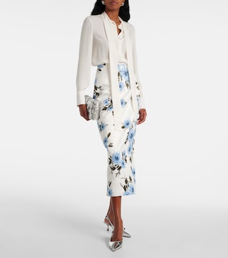 Falda midi Lorelei floral | Emilia Wickstead