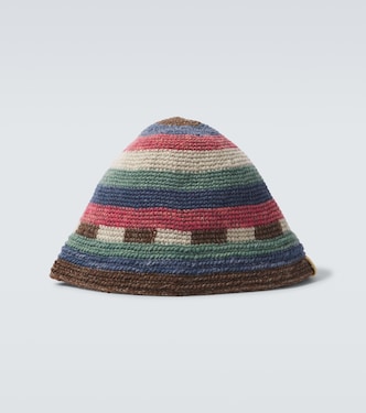 Hut Meda aus Häkelstrick | Visvim