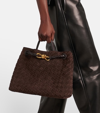 Andiamo Medium suede tote bag | Bottega Veneta