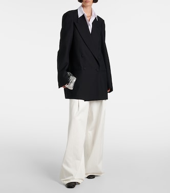 Double-breasted wool blazer | Dries Van Noten