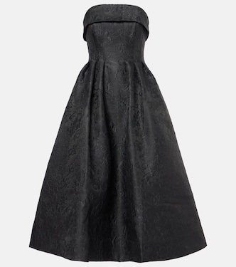 Abito midi Esther in jacquard | Rebecca Vallance