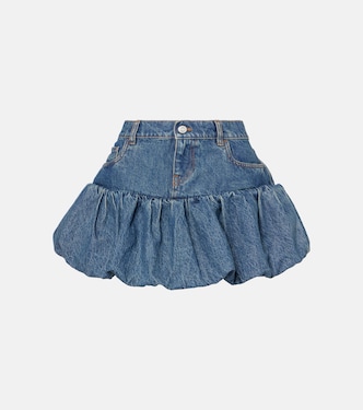 Balloon denim miniskirt | Coperni