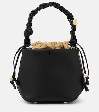 Bou leather bucket bag | Ganni