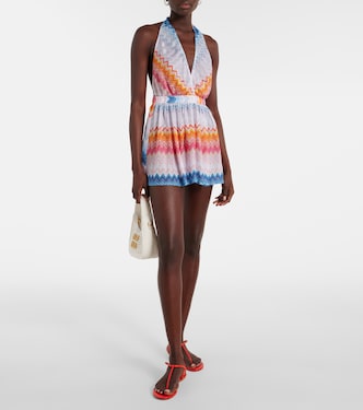 Mono en zigzag con cuello halter | Missoni