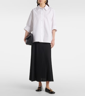 Gonna midi con pieghe | Jil Sander