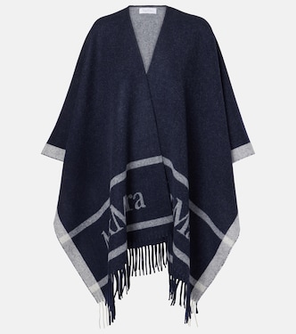 Hilde wool jacquard shawl | Max Mara