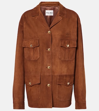 Jacke aus Veloursleder | Miu Miu