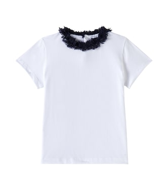 T-shirt in jersey di misto cotone | Il Gufo