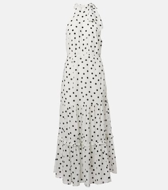 Polka-dot cotton maxi dress | Rixo