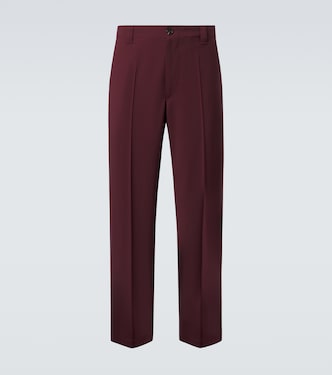Gerade Hose aus Wollgabardine | Gucci