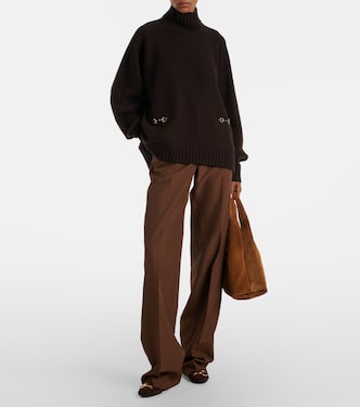 Wool and cashmere turtleneck sweater  | Gucci