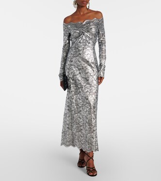 Maxikleid aus Spitze  | Rabanne