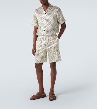 Shorts Palma en mezcla de seda | Frescobol Carioca