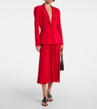 Blazer de botonadura simple | Norma Kamali